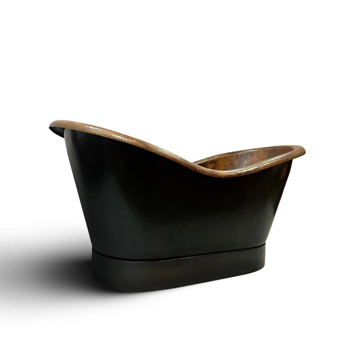 Black Copper Freestanding Soaking Tub
