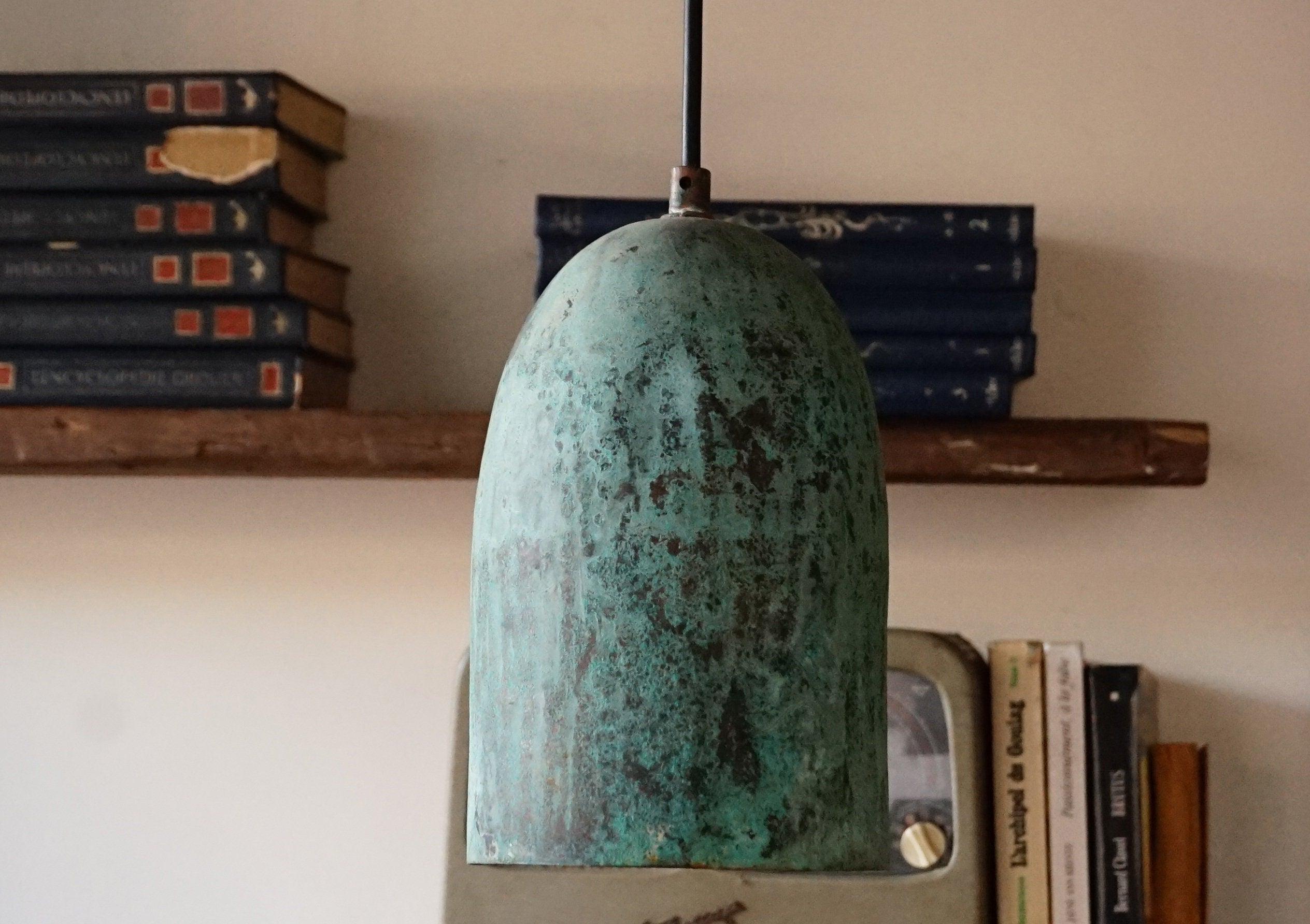 Verdigris Patina Copper Farmhouse Kitchen Island Pendant Light Zayian
