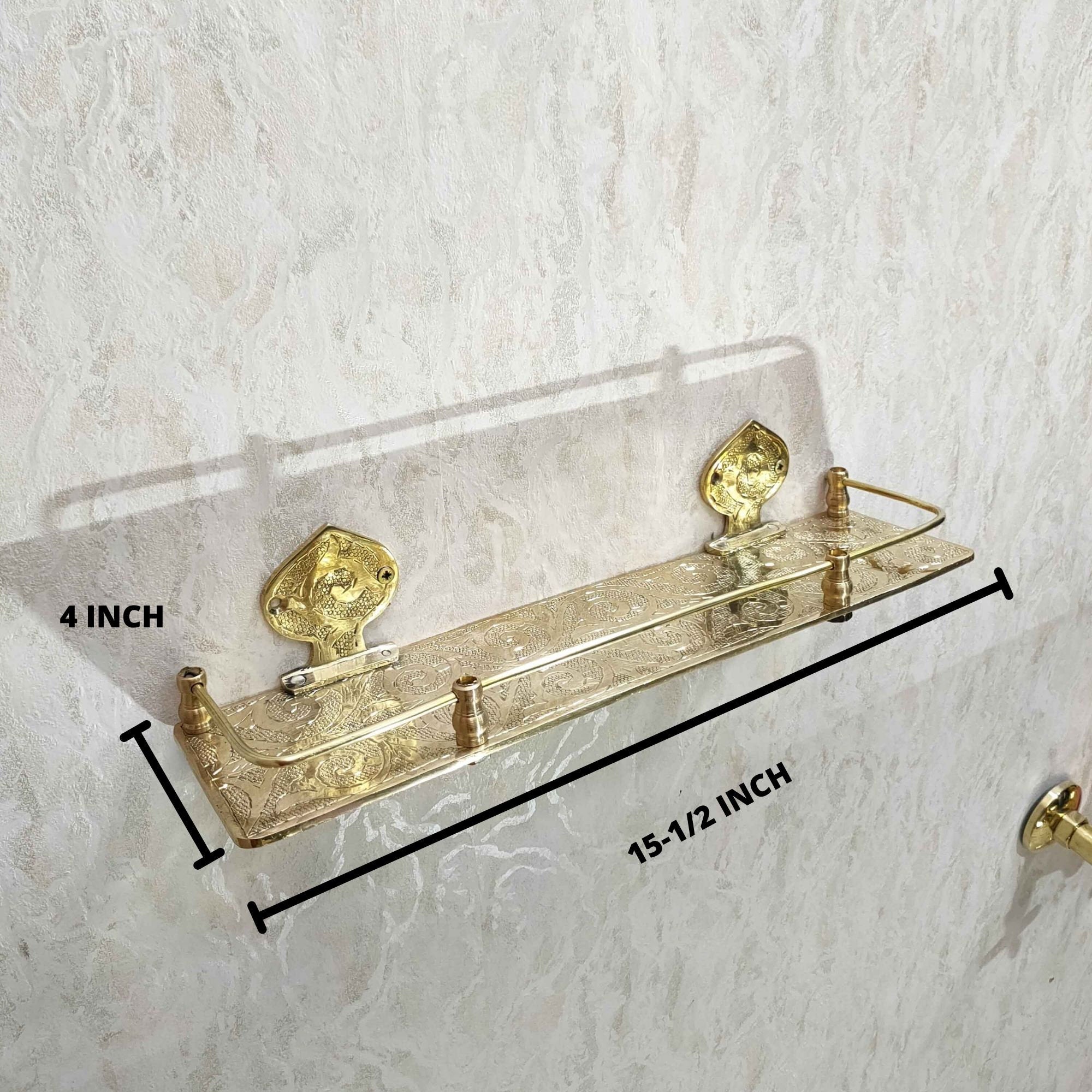 Whimsical Small Wall-Mounted Shelf with Rustic Elegance