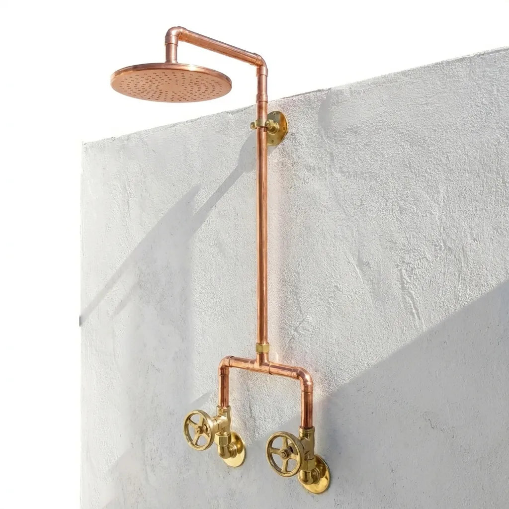 Copper Outdoor Shower: Planning, Plumbing and Design Guide