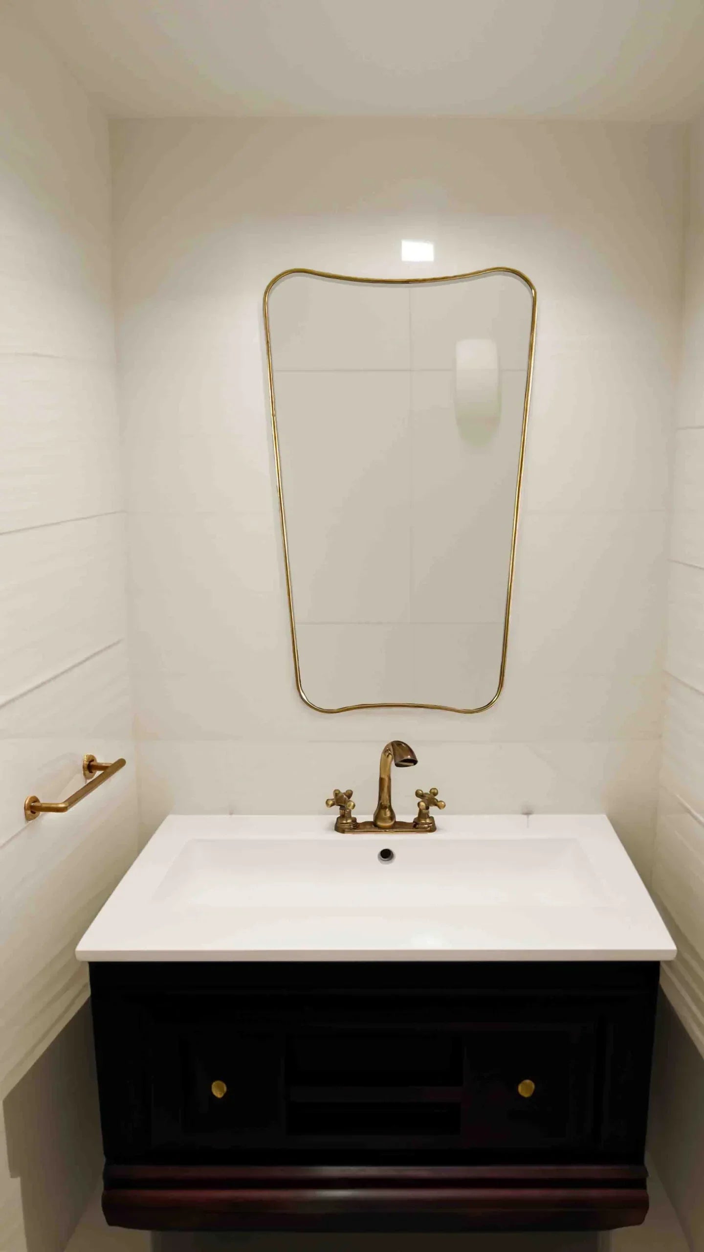 Unlacquered Brass Italian Mirrors