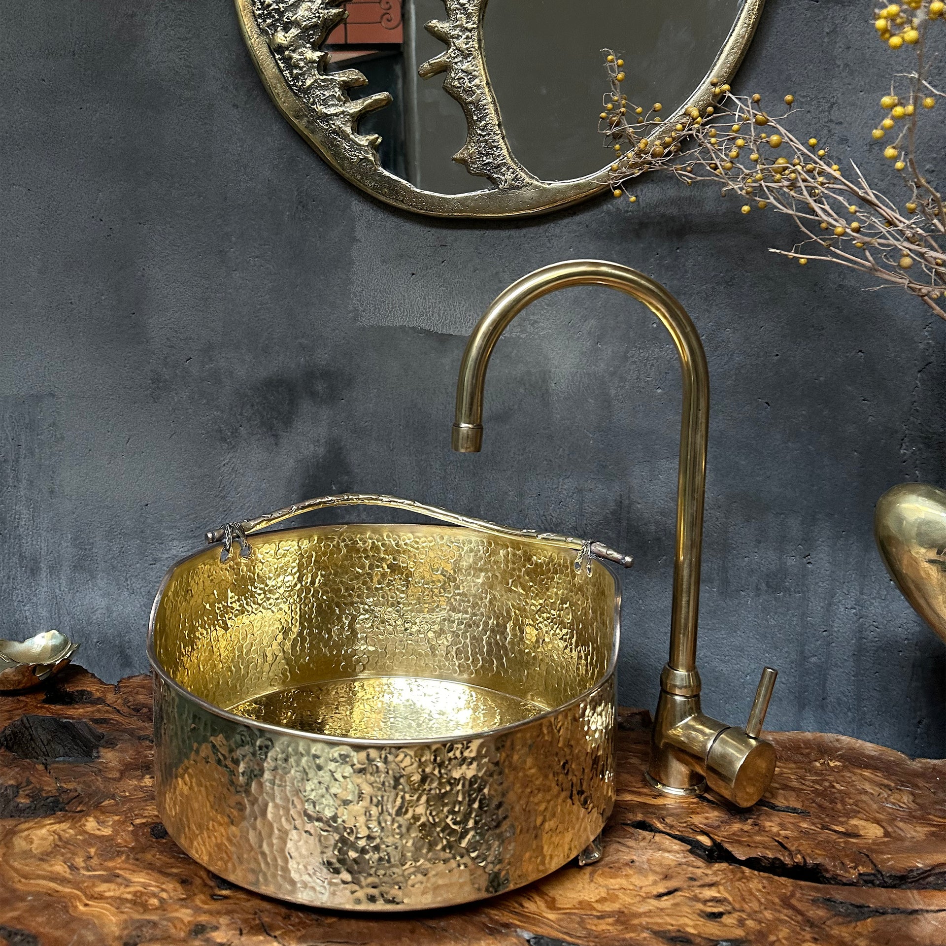 Brass Bathroom Vessel Sink