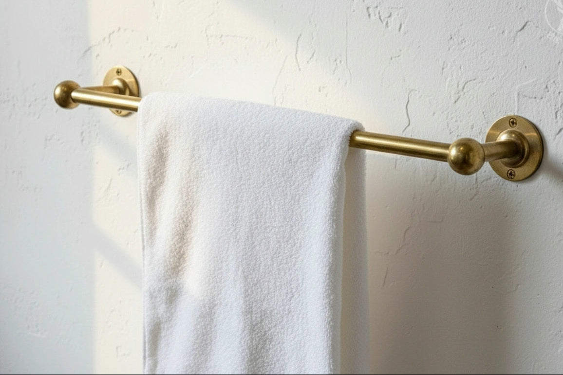 Solid Brass Towel Bar