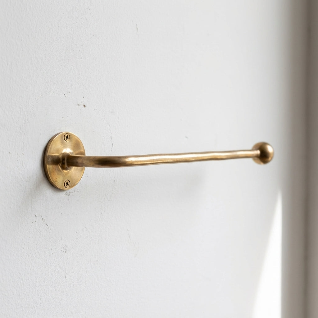 Unlacquered Brass Toilet Paper Holder, Tissue Paper Holder, Toilet Roll Holder - Zayian