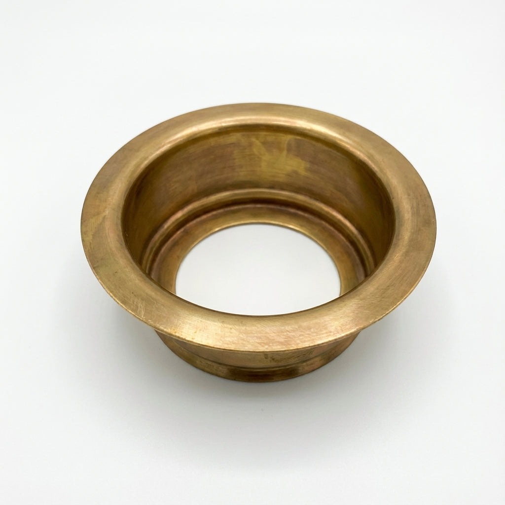 Unlacquered Brass Sink Disposal Flange & Basket Strainer - Zayian
