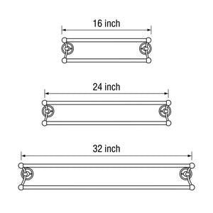 Unlacquered Brass Double Towel Bar – Wall Mounted Bath RackHandcrafted unlacquered brass double towel bar