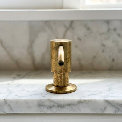 Unlacquered Brass Soap Dispenser For Kitchen SinkUnlacquered Brass Soap Dispenser For Kitchen Sink
