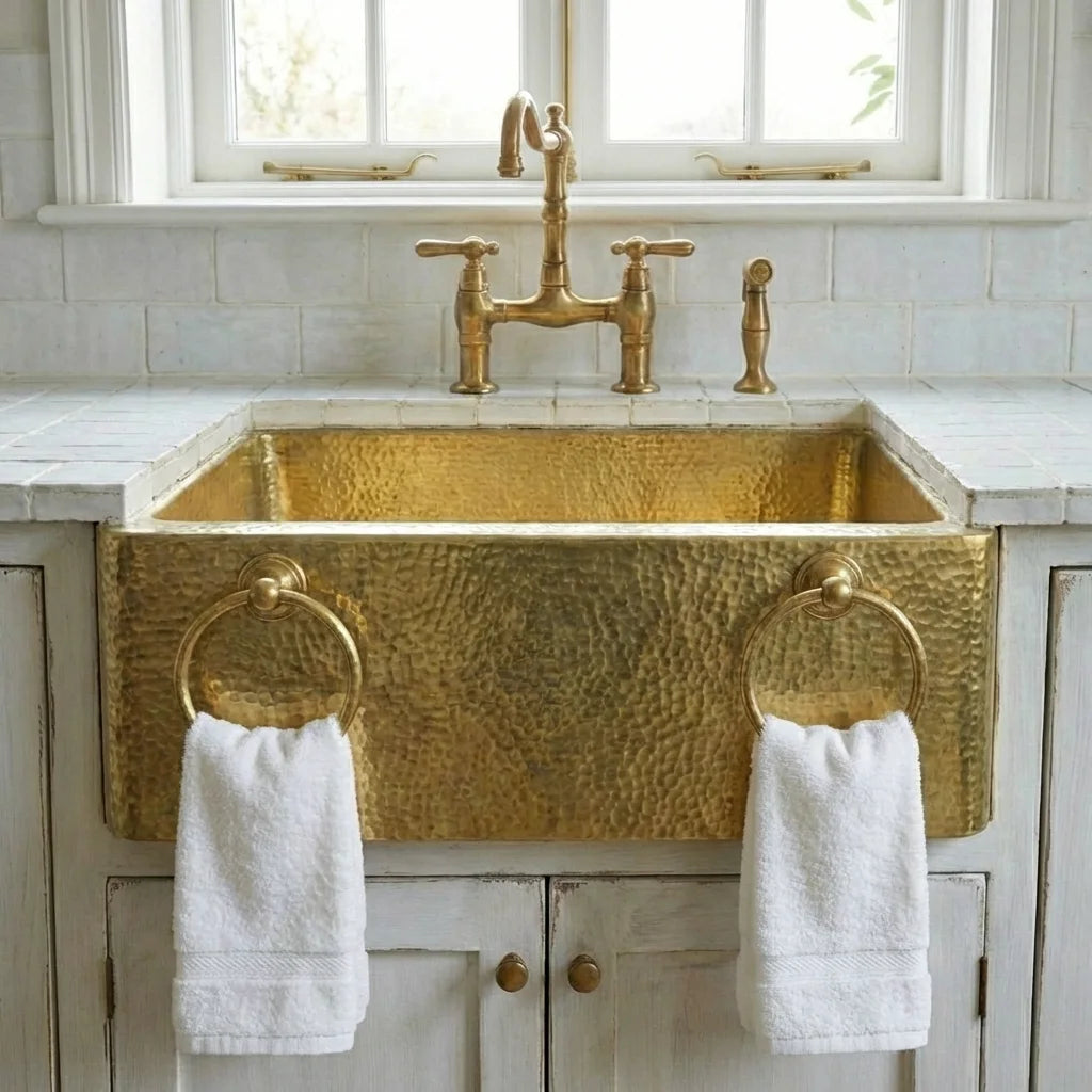 brass Farmhouse Sink 