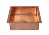 Ladda in bild i Galleri Viewer, Rustic Elegance - Undermount Hammered Solid Copper Kitchen Sink in Various Sizes