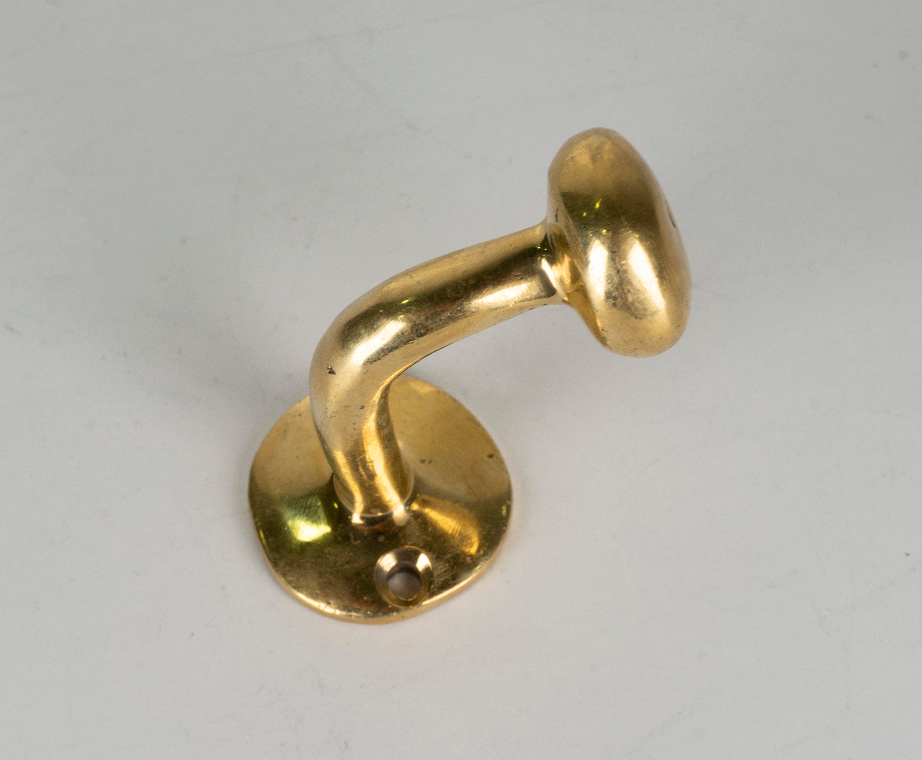 Handcrafted Unlacquered Solid Brass Wall Hooks - Zayian