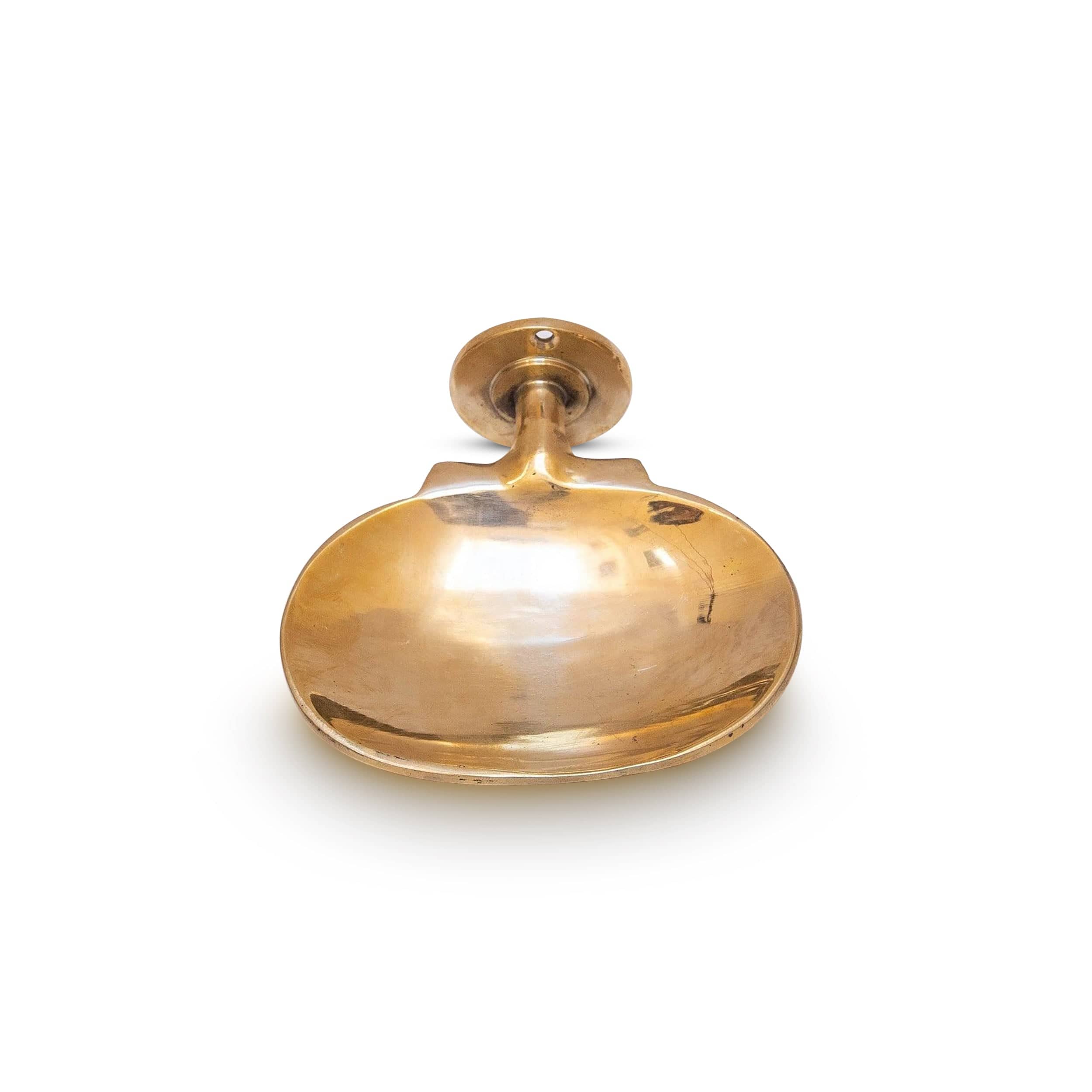 Unlacquered Brass Wall Mounted Soap Dish - Zayian