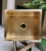 Captivating Square Kitchen Sink - High-Quality Brass Fixture Zayian 