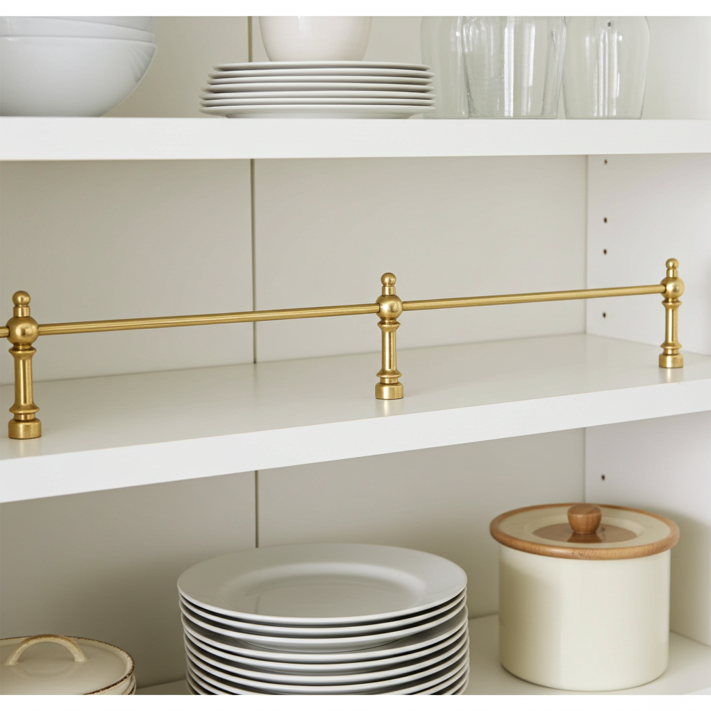 Solid Brass Gallery Rail