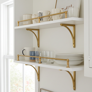 Solid Brass Gallery Rail 1