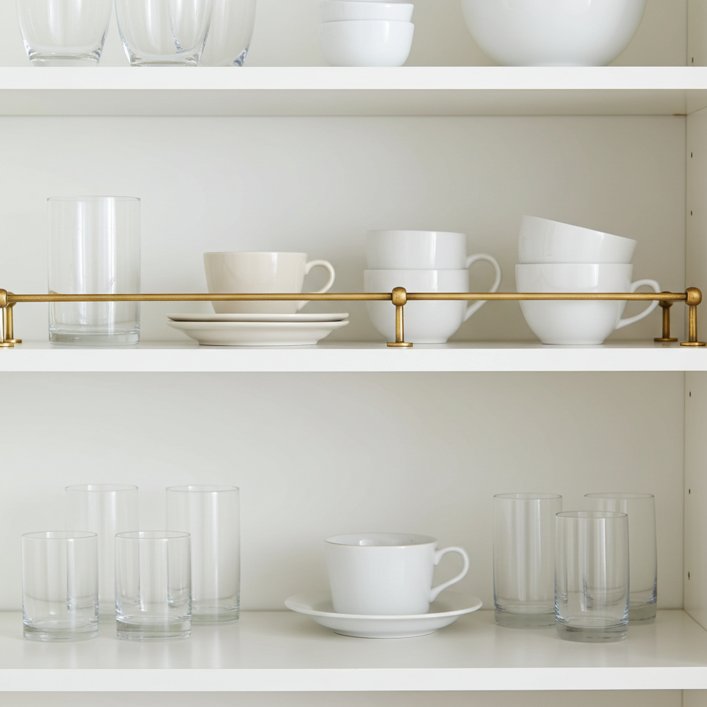 Unlacquered Brass Gallery Rail 2