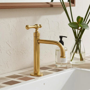 Victorian Style Brass Bathroom Faucet