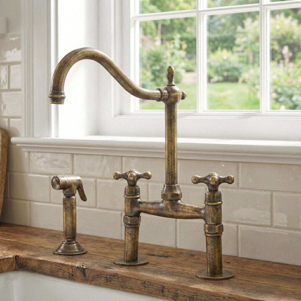Victorian bridge faucet