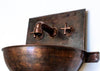 Load image into Gallery viewer, Enchanting Elven Wall Mounted Copper Bathroom Sink