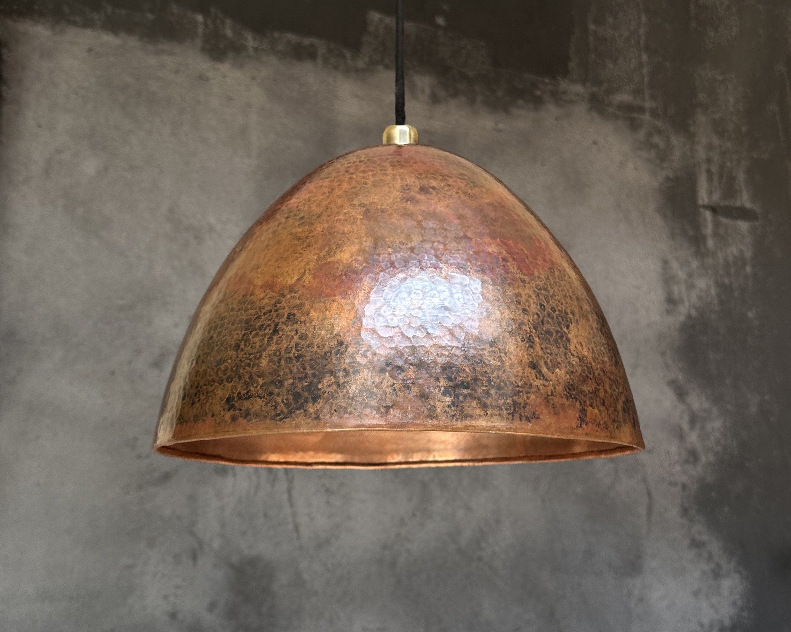 Rustic Copper Lights Rustic Copper Pendant Light for Kitchen Island Lighting
