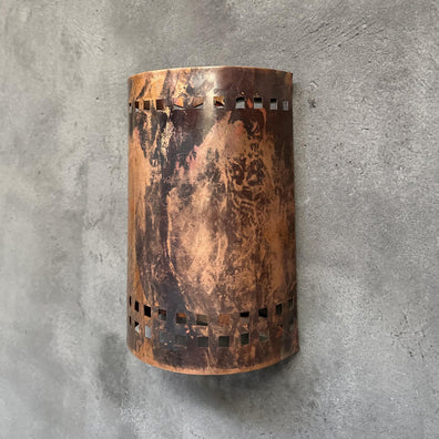 Half Round Wall Sconce Lamp, Copper Outdoor Wall Light FixturesHalf Round Wall Sconce Lamp, Copper Outdoor Wall Light Fixtures