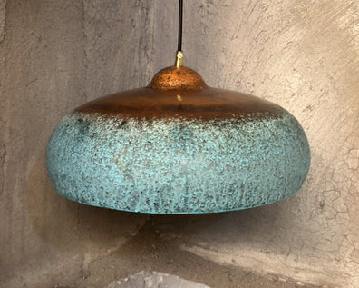 Blue Patina Copper Kitchen Island LightingBlue Patina Copper Kitchen Island Lighting,  Satisfied or refunded