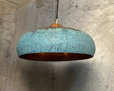 Blue Patina Copper Kitchen Island LightingBlue Patina Copper Kitchen Island Lighting,  Satisfied or refunded