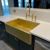 Handmade Brass Kitchen Sink for Unique Culinary Experience