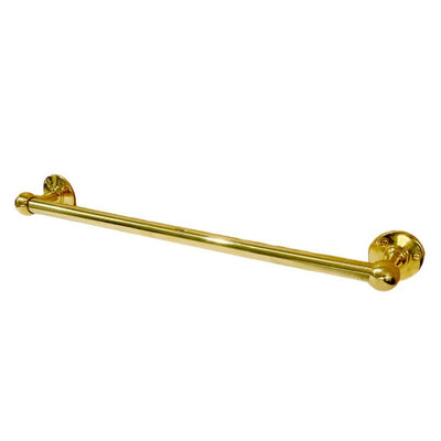 Solid Brass Towel Bar – Handmade Wall Mounted Bathroom Towel Holder - Zayian