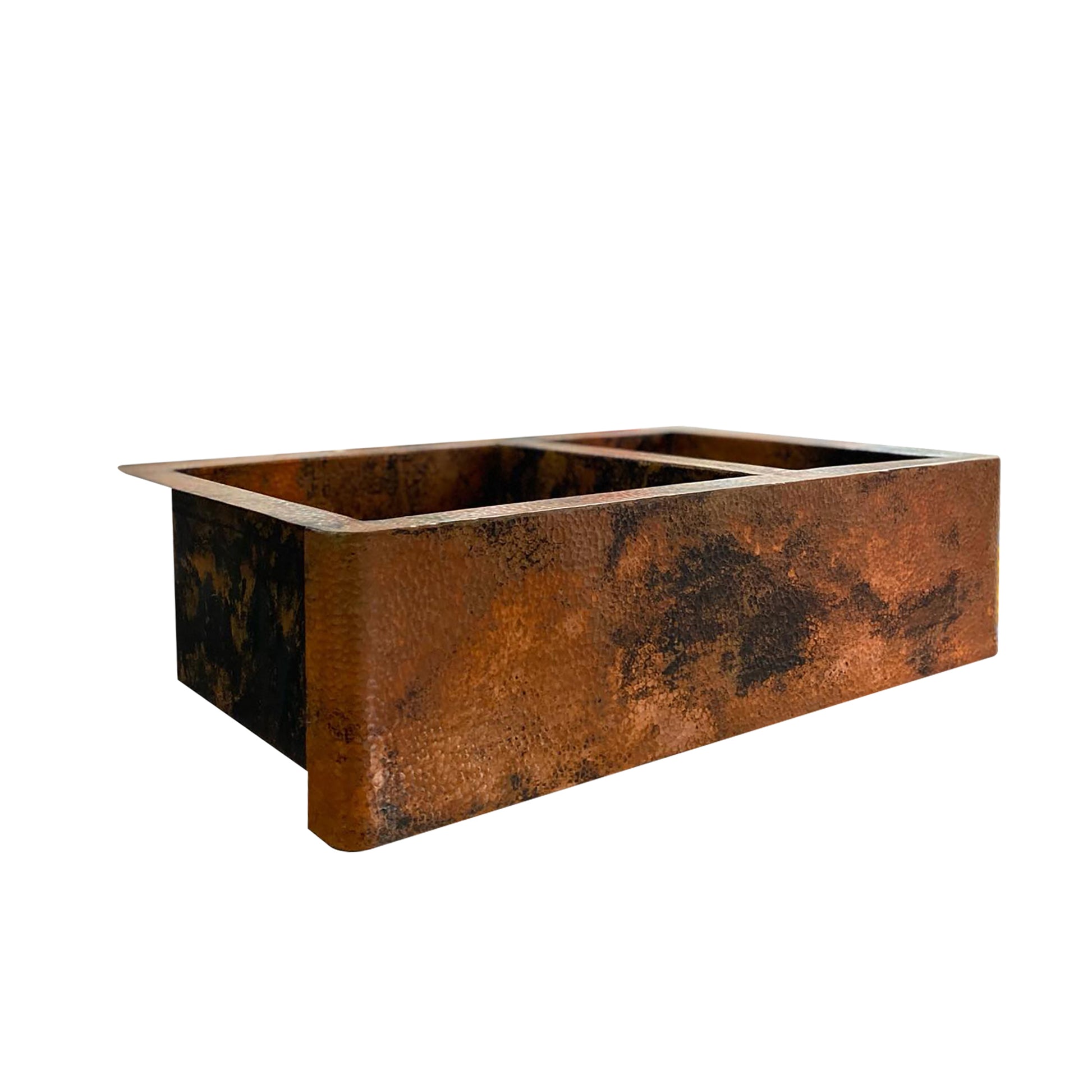 hammered copper kitchen sink