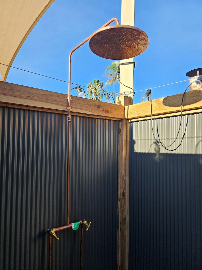 Handcrafted garden fixture