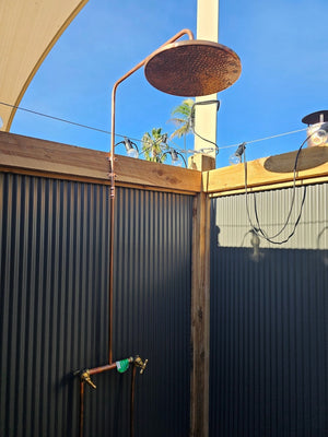 Handcrafted garden fixture
