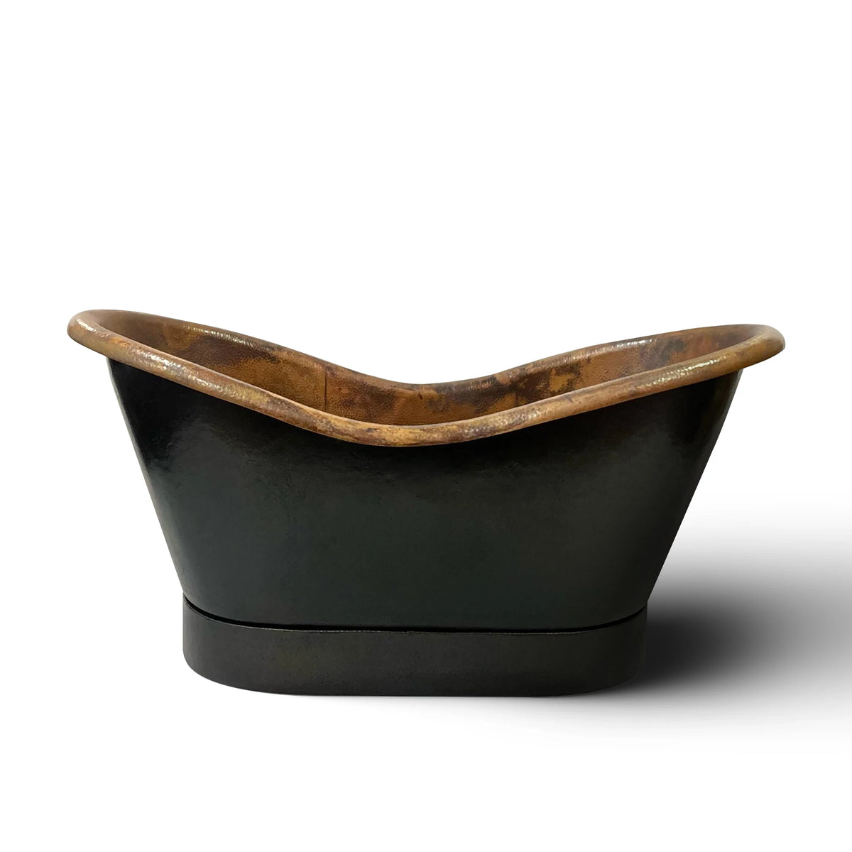 Black Copper Freestanding Soaking Tub