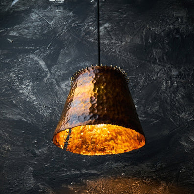Rustic Copper Pendant Light,  Vintage Ceiling Light Perfect for Kitchen Island LightingRustic Copper Pendant Light, Vintage Ceiling Light for Kitchen Island Lighting | Kitchen Lighting