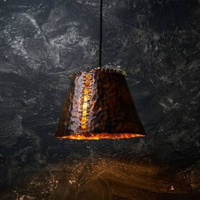 Rustic Copper Pendant Light,  Vintage Ceiling Light Perfect for Kitchen Island LightingRustic Copper Pendant Light, Vintage Ceiling Light for Kitchen Island Lighting | Kitchen Lighting