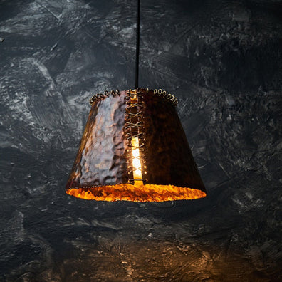 Rustic Copper Pendant Light,  Vintage Ceiling Light Perfect for Kitchen Island LightingRustic Copper Pendant Light, Vintage Ceiling Light for Kitchen Island Lighting | Kitchen Lighting
