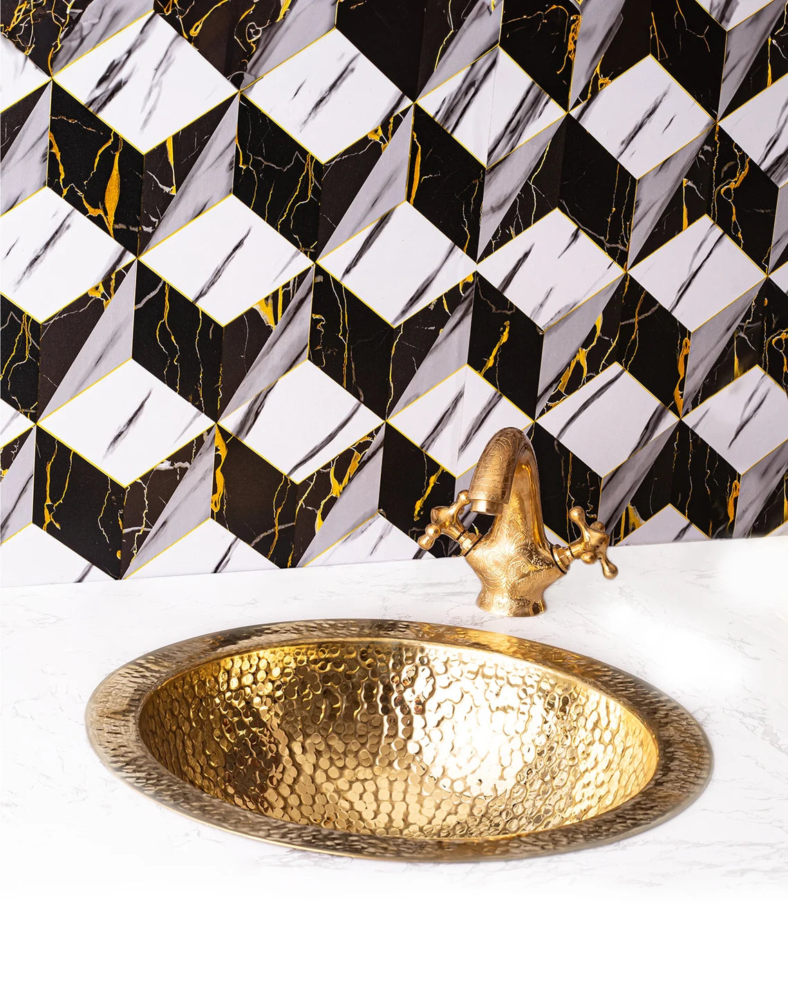 handmade brass vessel sink