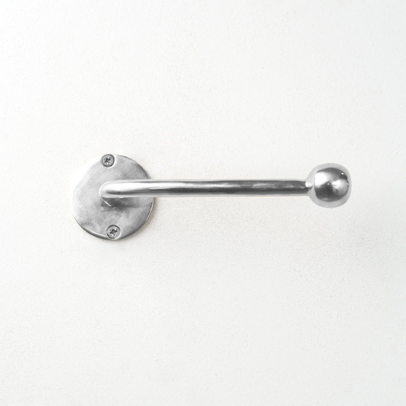 nickel wall mounted toilet paper holder