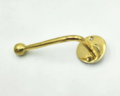 Handmade Unlacquered Brass Toilet Paper Holder - Minimalist Wall Mounted Bathroom HardwareWall Mounted Bathroom Hardware- Shop Artisan 