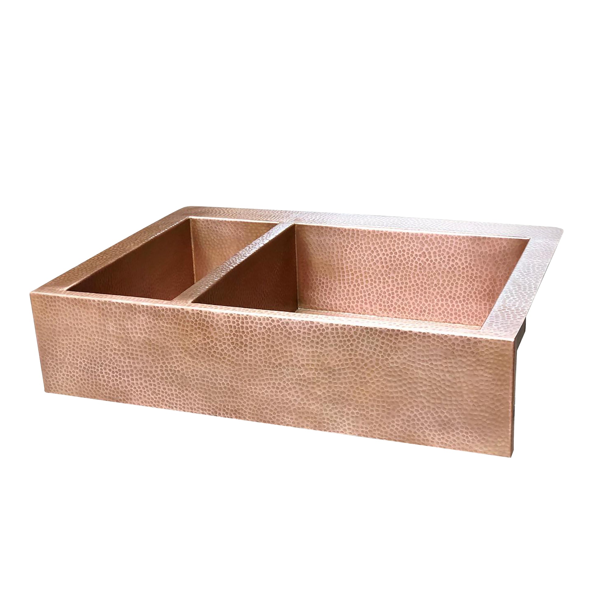 apron sink double bowl
