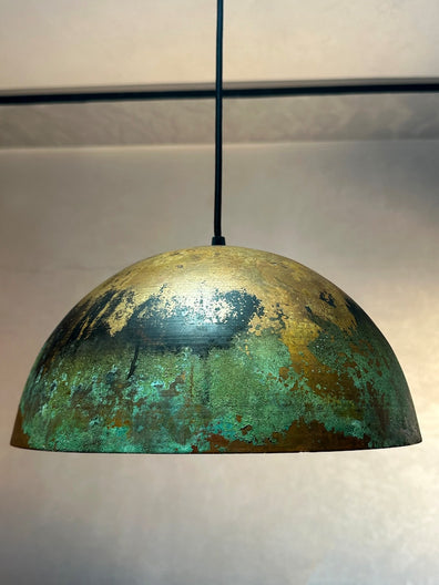 Handcrafted Copper Island Kitchen Lighting, Copper Dome Pendant Light FixtureHandcrafted Copper Island Kitchen Lighting, Copper Dome Pendant Light Fixture