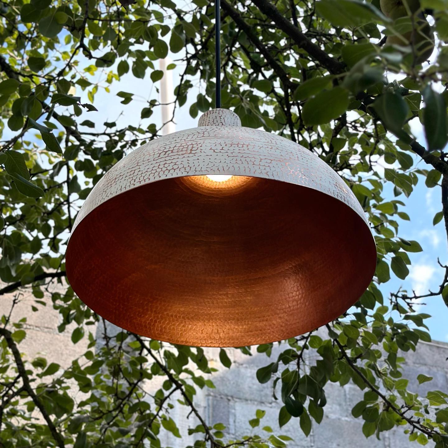 handmade copper pendant 