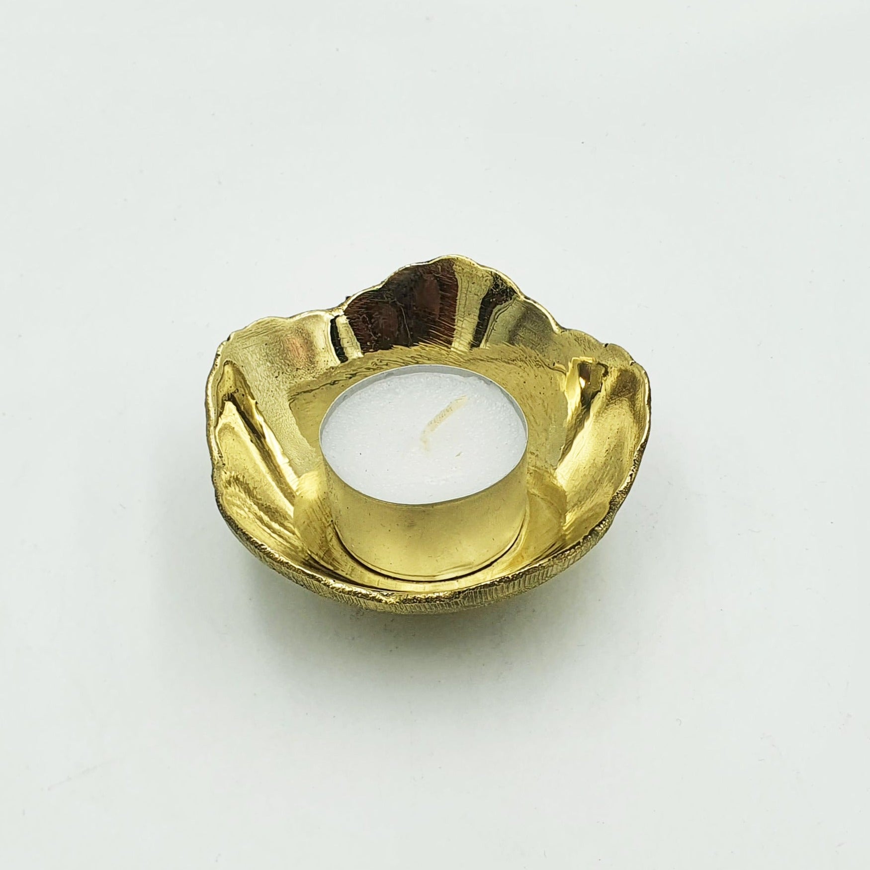 Unlacquered Brass Candle Holder, Tea Light Candle HoldersUnlacquered Brass Candle Holder | Tea Light Holders |Shop Yours Today!