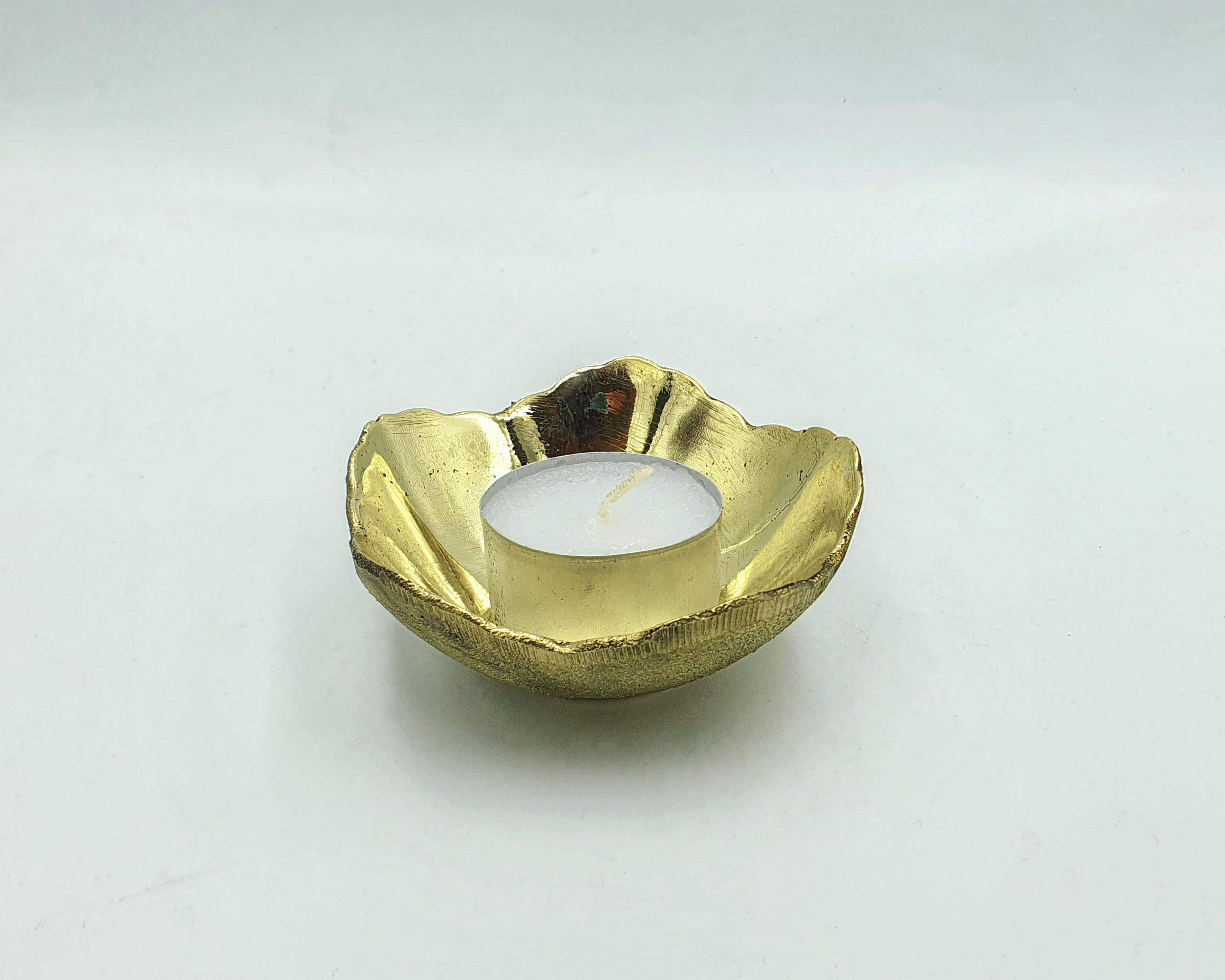 Unlacquered Brass Candle Holder, Tea Light Candle HoldersUnlacquered Brass Candle Holder | Tea Light Holders |Shop Yours Today!