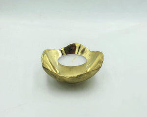 Unlacquered Brass Candle Holder, Tea Light Candle HoldersUnlacquered Brass Candle Holder | Tea Light Holders |Shop Yours Today!