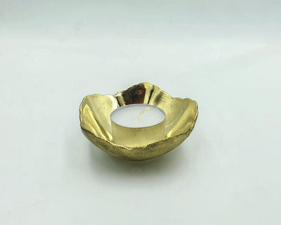 Unlacquered Brass Candle Holder, Tea Light Candle HoldersUnlacquered Brass Candle Holder | Tea Light Holders |Shop Yours Today!