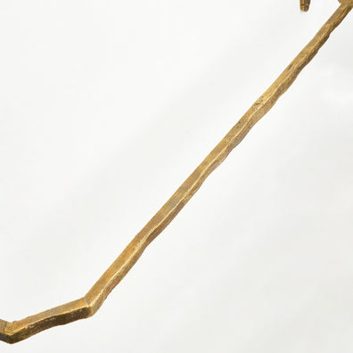 Handmade Brass Towel Rack - Rustic Wall Mounted Bathroom BarHandmade Brass Towel Rack - Rustic Wall Mounted Bathroom Bar