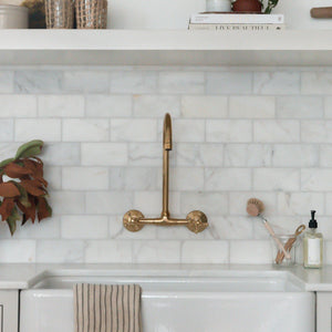 Brass Kitchen Sink Faucet
