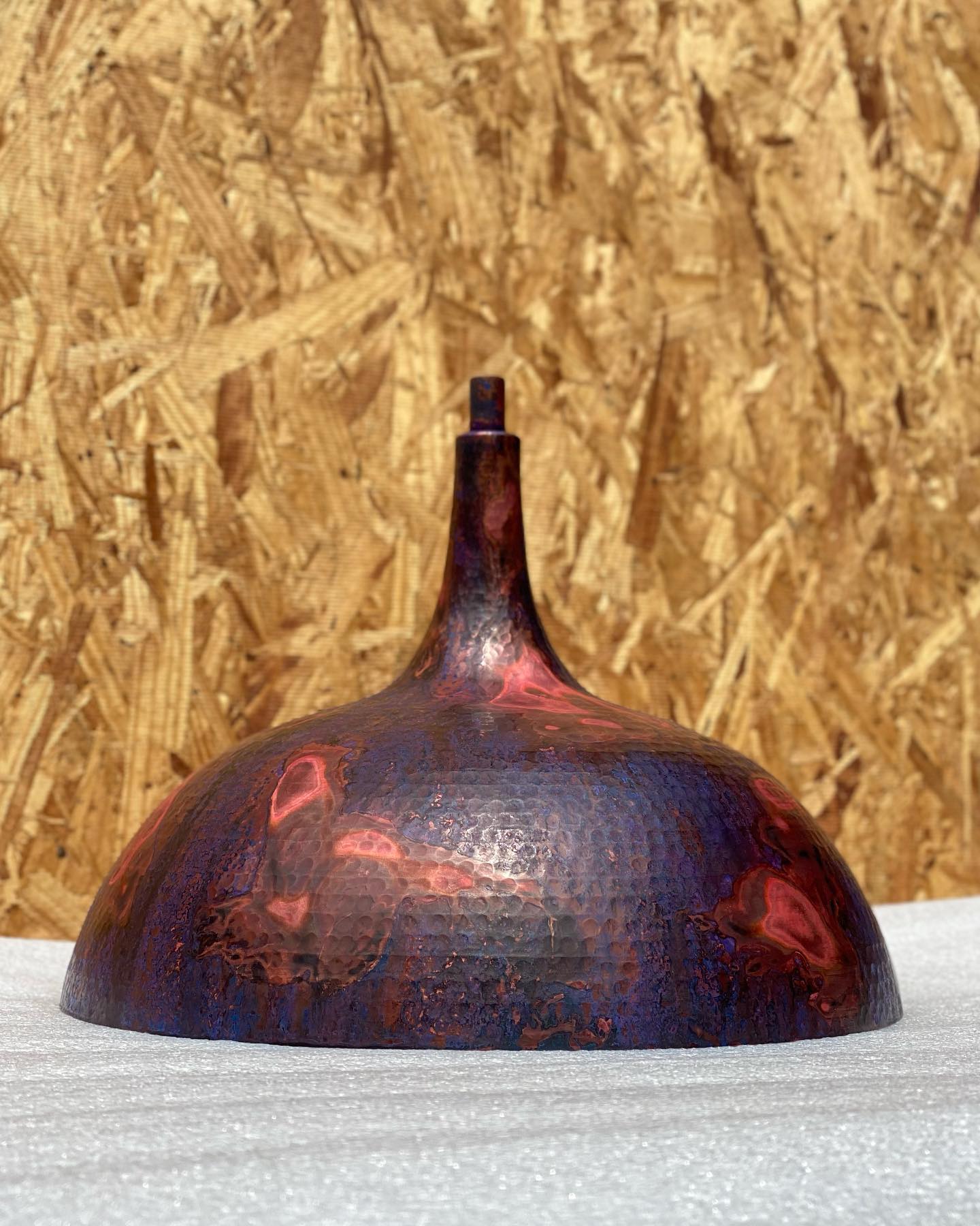 Copper ceiling light,