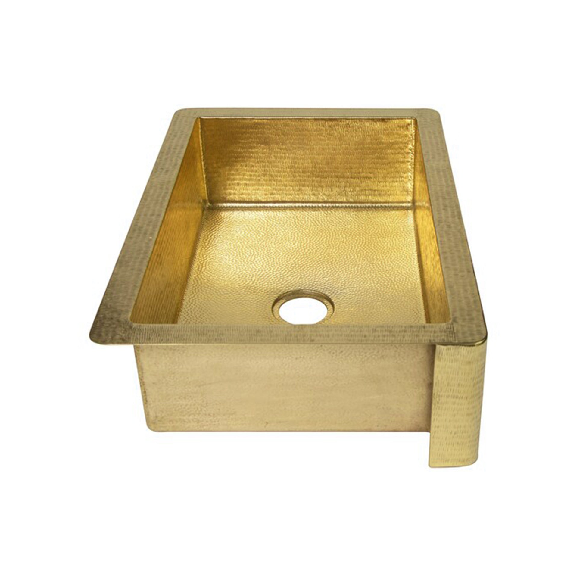 apron front single basin sink