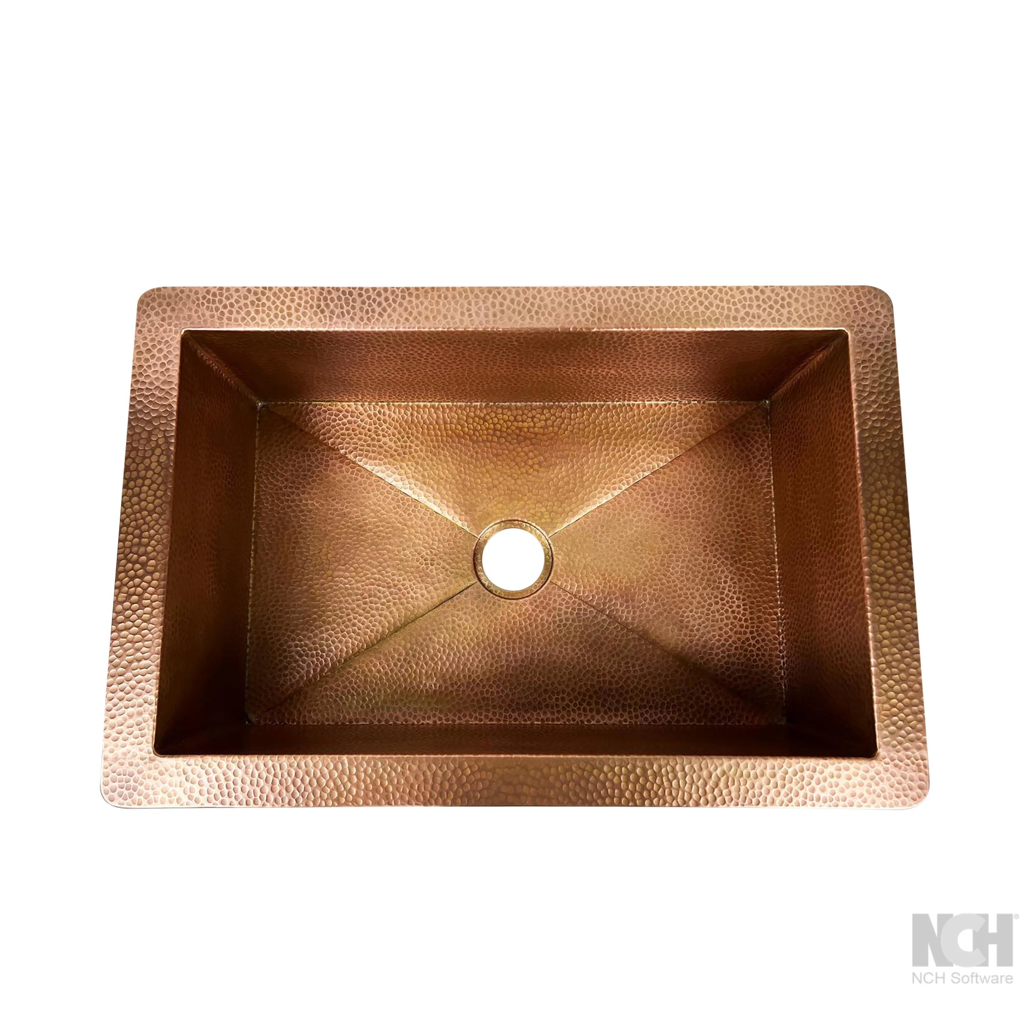 Single Apron Copper Farmhouse Sink -Lona